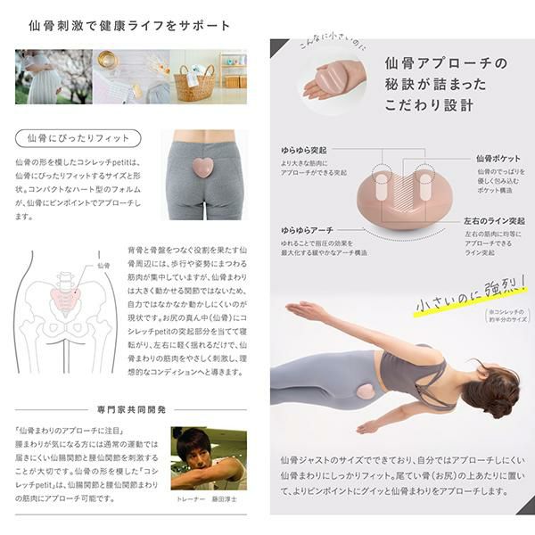 プロイデア コシレッチpetit 仙骨マット 仙骨ほぐし 仙骨ストレッチ