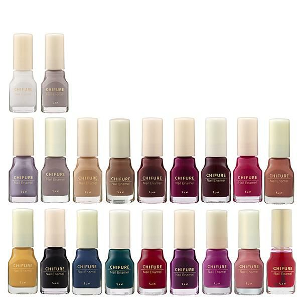 ちふれ ネイル エナメル 2 全55色 長く続く 速乾 平筆タイプ 保湿 正規