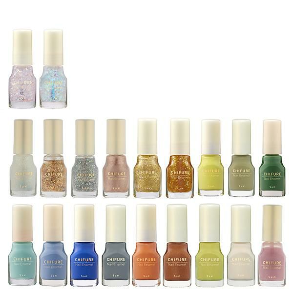 ちふれ ネイル エナメル 2 全55色 長く続く 速乾 平筆タイプ 保湿 正規