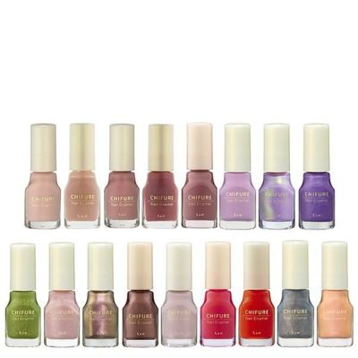 ちふれ ネイル エナメル 2 全55色 長く続く 速乾 平筆タイプ 保湿 正規