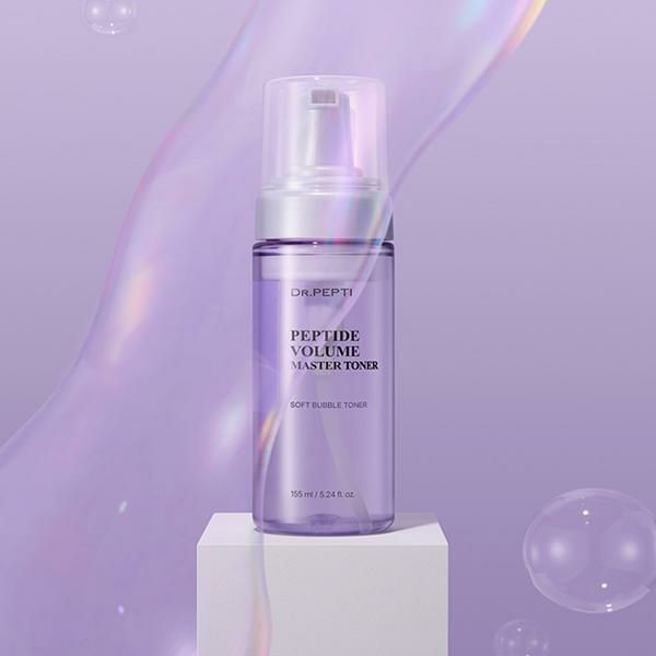 化粧水・ローション・トナー pepepe ドクターぺプチ ペプチド ボリューム マスター トナー 泡の導入 化粧水
